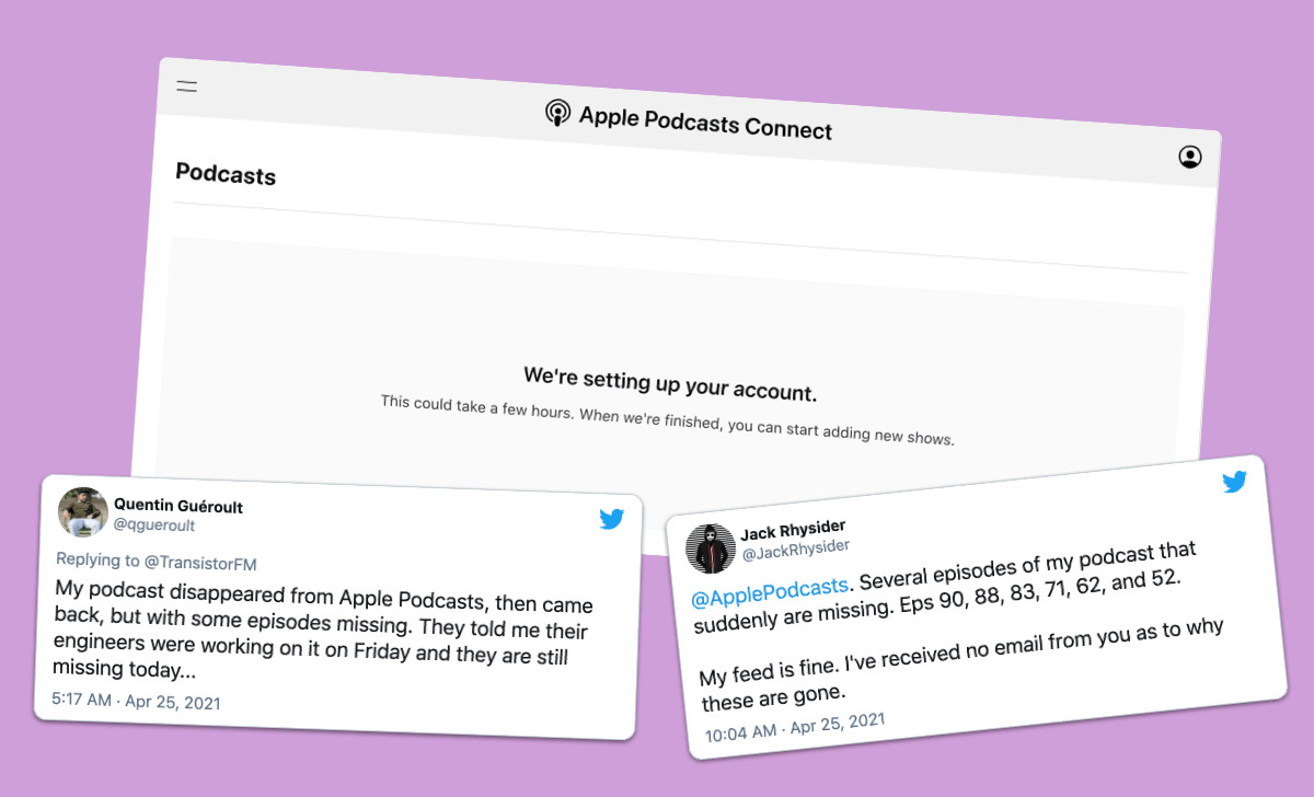 Apple Podcasts problem with newest release